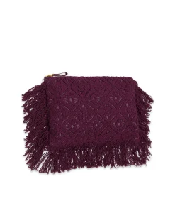 La DoubleJ Borse E Pochettes|Accessories<Hand PochettePlaza Purple in Macram&eacute;