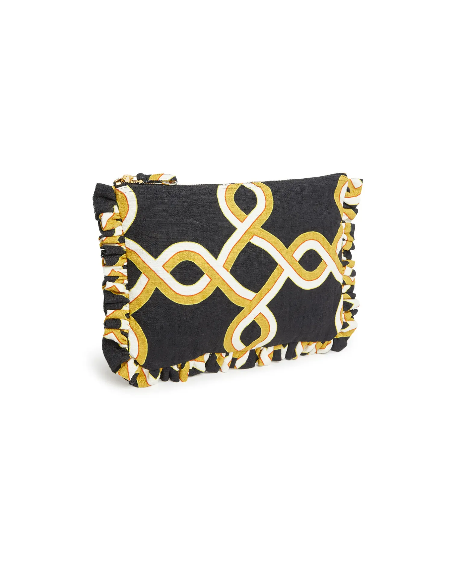 La DoubleJ Borse E Pochettes|Accessories<Hand PochetteTackle Black in Shot Cotton