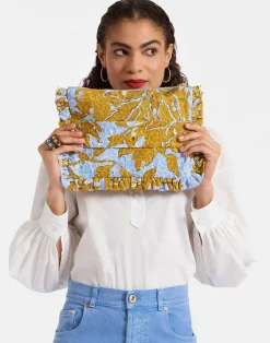 La DoubleJ Borse E Pochettes|Accessories<Hand PochetteTangle Light Blue in Printed Lace