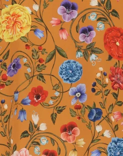 La DoubleJ Camicie E Top<Happy Wrist TopBotticelli Rust in Crepe De Chine Silk