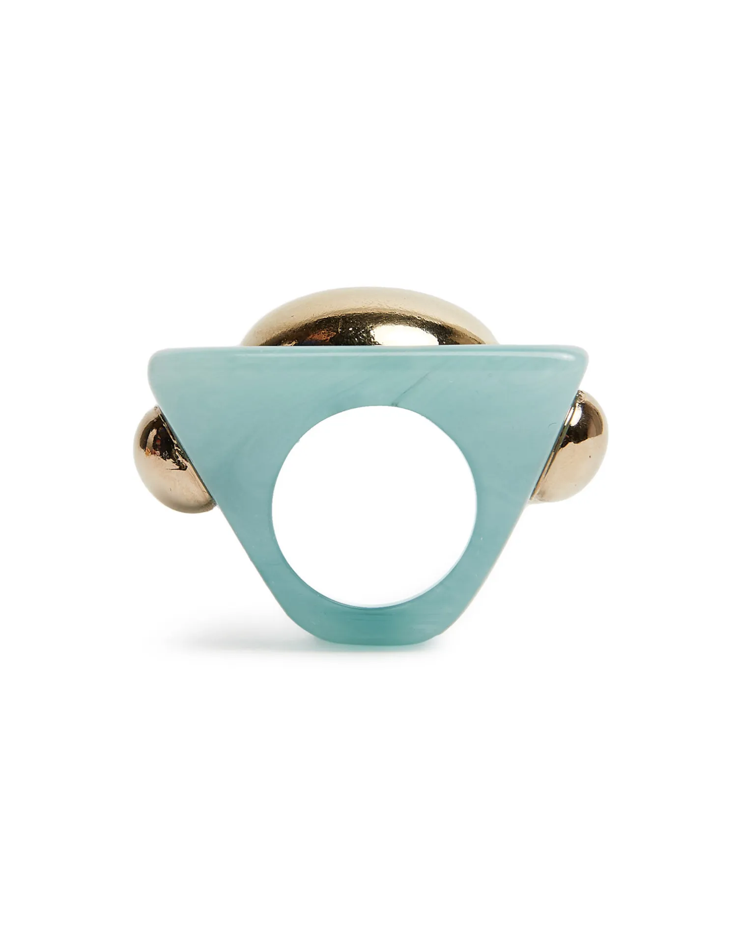 La DoubleJ Bijoux|Accessories<Hathor Square RingLight Blue in Acrylic Resin