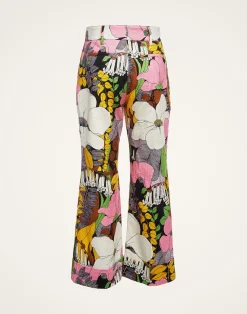 La DoubleJ Pantaloni E Shorts<Hendrix PantsBig Flower in Shot Cotton