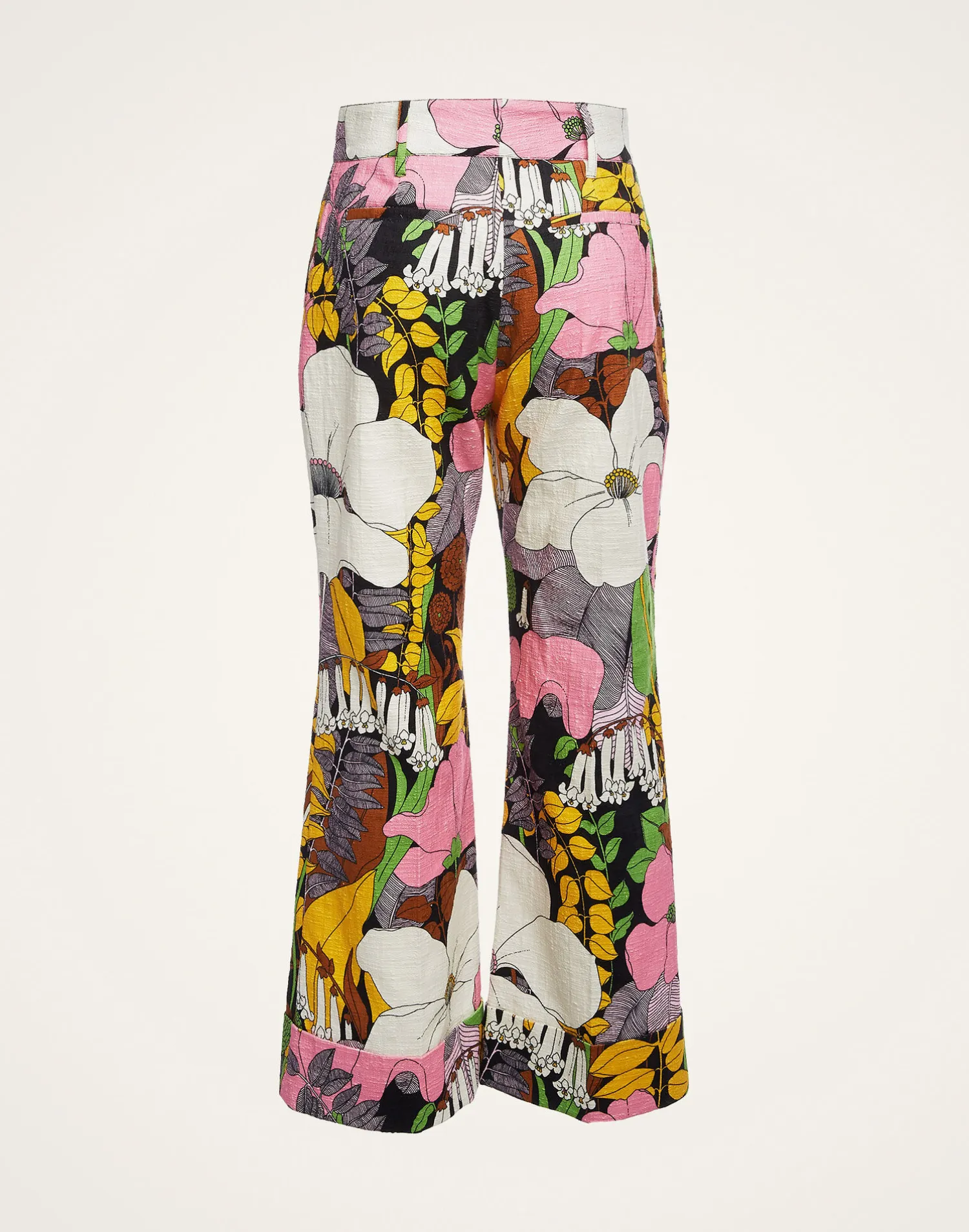 La DoubleJ Pantaloni E Shorts<Hendrix PantsBig Flower in Shot Cotton