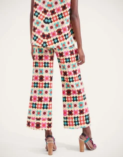 La DoubleJ Pantaloni E Shorts<Hendrix PantsGroovy Dot Giallo in Shot Cotton