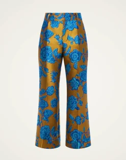 La DoubleJ Pantaloni E Shorts<Hendrix PantsHottie Turquoise in Jacquard