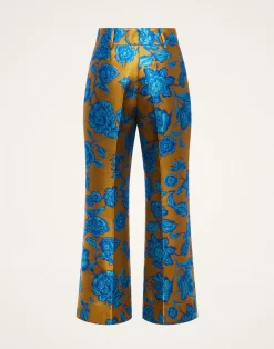 La DoubleJ Pantaloni E Shorts<Hendrix PantsHottie Turquoise in Jacquard