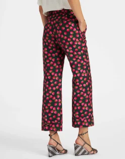 La DoubleJ Pantaloni E Shorts<Hendrix PantsLampone Mini Emerald in Cady Wool