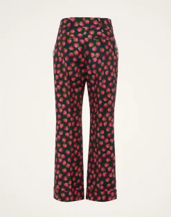 La DoubleJ Pantaloni E Shorts<Hendrix PantsLampone Mini Emerald in Cady Wool