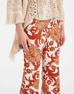 La DoubleJ Pantaloni E Shorts<Hendrix PantsReef White in Shot Cotton