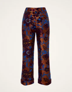 La DoubleJ Pantaloni E Shorts<Hendrix PantsSelva Brown in Jacquard