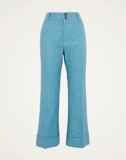 La DoubleJ Pantaloni E Shorts<Hendrix PantsSolid Light Blue in Shot Cotton
