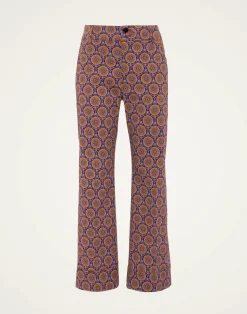La DoubleJ Pantaloni E Shorts<Hendrix PantsSovereign Mini Purple in Heavy Cotton Stretch