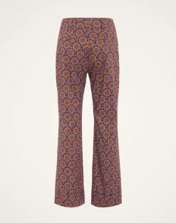 La DoubleJ Pantaloni E Shorts<Hendrix PantsSovereign Mini Purple in Heavy Cotton Stretch