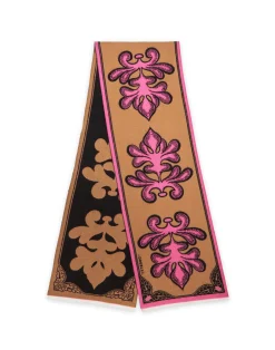 La DoubleJ Foulard E Sciarpe|Accessories<Herald ScarfHerald Chocolate in Wool Silk