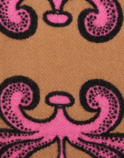 La DoubleJ Foulard E Sciarpe|Accessories<Herald ScarfHerald Chocolate in Wool Silk