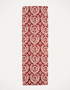 La DoubleJ Runner E Tovagliette|Tessili<Herringbone RunnerGarland Bordeaux in Cotton Chevron