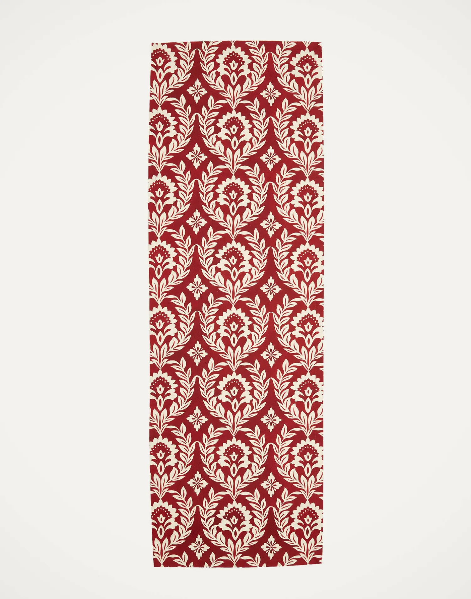 La DoubleJ Runner E Tovagliette|Tessili<Herringbone RunnerGarland Bordeaux in Cotton Chevron