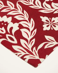 La DoubleJ Runner E Tovagliette|Tessili<Herringbone RunnerGarland Bordeaux in Cotton Chevron