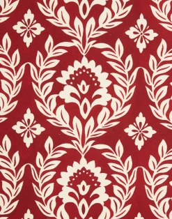 La DoubleJ Runner E Tovagliette|Tessili<Herringbone RunnerGarland Bordeaux in Cotton Chevron