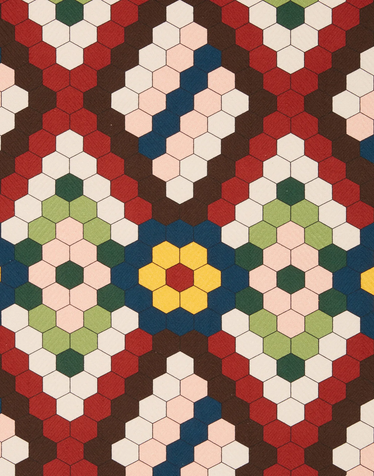 La DoubleJ Runner E Tovagliette|Tessili<Herringbone RunnerHoneycomb Tiles in Cotton Chevron