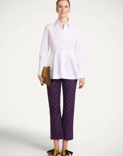 La DoubleJ Camicie E Top<Iris ShirtSolid White in Tailor Poplin