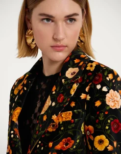 La DoubleJ Capispalla<24/7 JacketBotticelli Black in Cotton Velvet