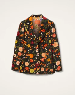 La DoubleJ Capispalla<24/7 JacketBotticelli Black in Cotton Velvet