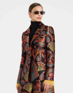 La DoubleJ Capispalla<24/7 JacketSicomore Black in Jacquard
