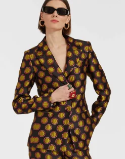 La DoubleJ Capispalla<24/7 JacketWinter Sun Black in Jacquard