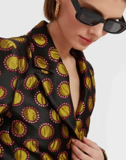La DoubleJ Capispalla<24/7 JacketWinter Sun Black in Jacquard
