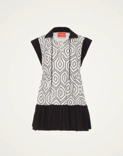 La DoubleJ Vestiti<Jackie Mini DressSolid Ivory in Cotton Sangallo