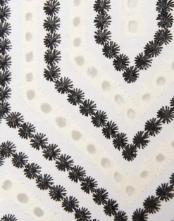 La DoubleJ Vestiti<Jackie Mini DressSolid Ivory in Cotton Sangallo