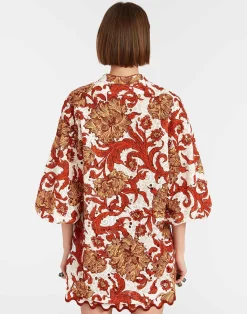 La DoubleJ Camicie E Top<Jackie ShirtReef White in Printed Lace