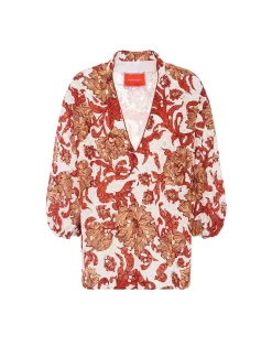 La DoubleJ Camicie E Top<Jackie ShirtReef White in Printed Lace