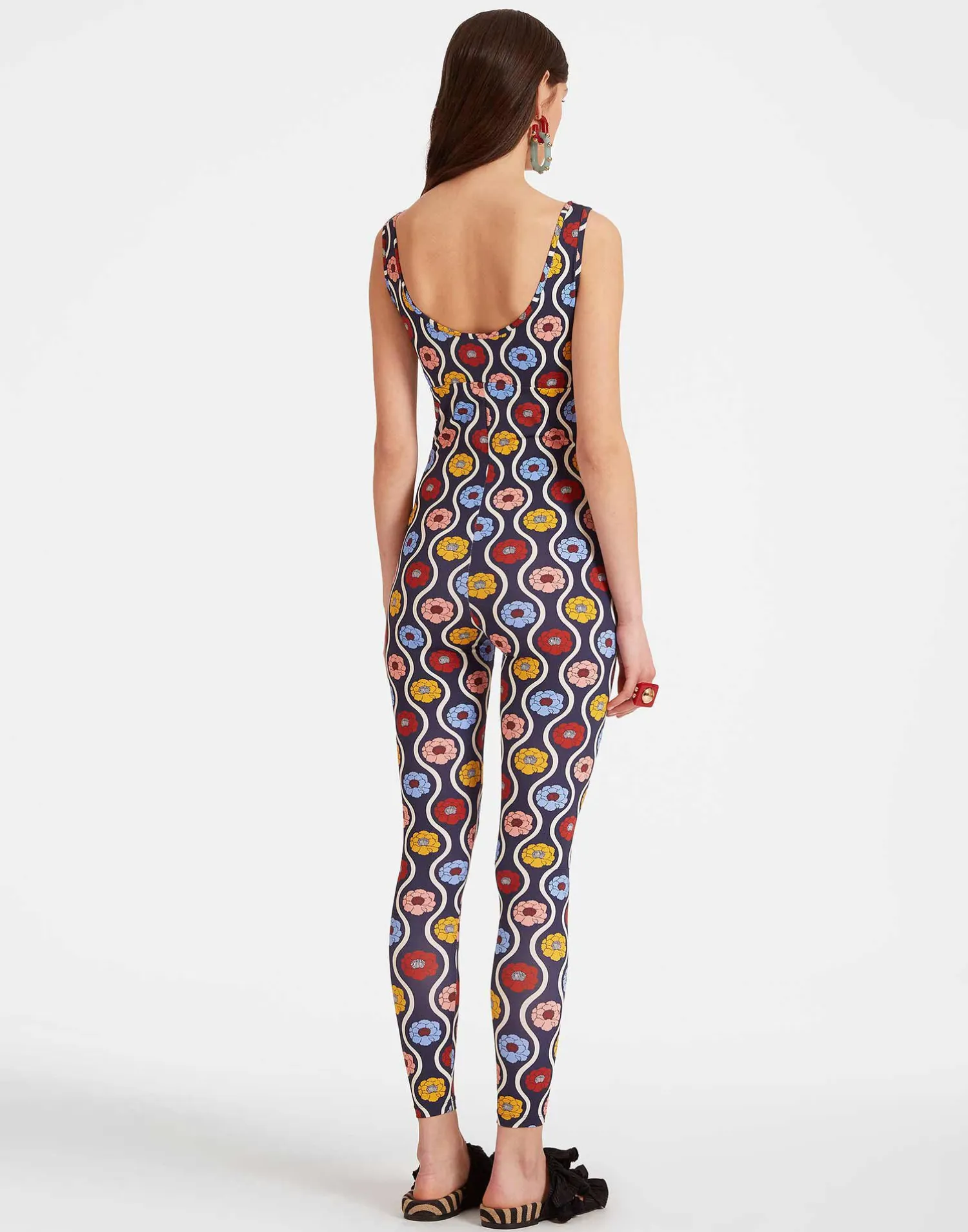La DoubleJ Loungewear<Jazzercize SuitWhitsun Mini Blue in Skinny Jersey