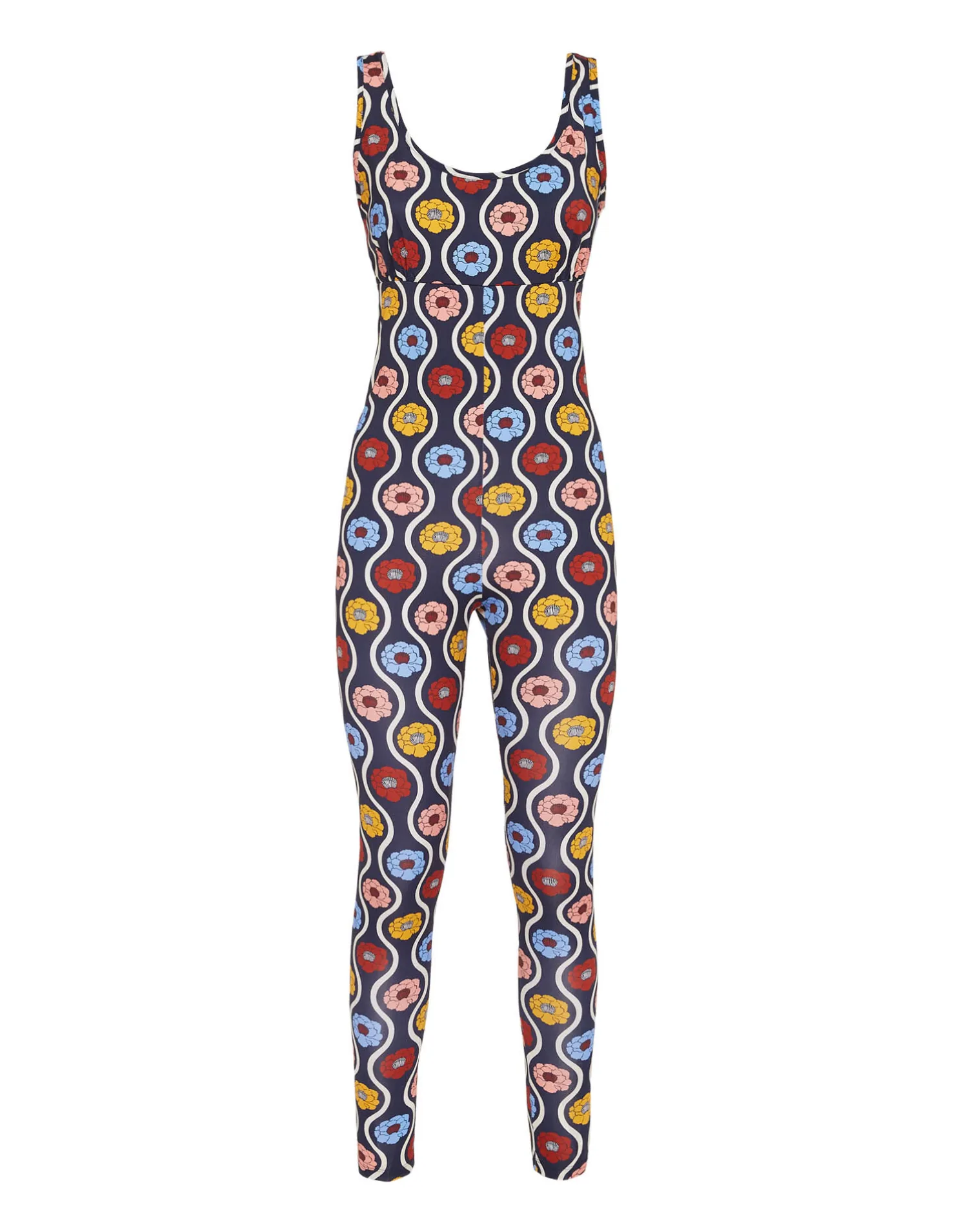 La DoubleJ Loungewear<Jazzercize SuitWhitsun Mini Blue in Skinny Jersey
