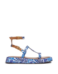 La DoubleJ Scarpe|Accessories<Jazzy SandalsConchiglie in Twill