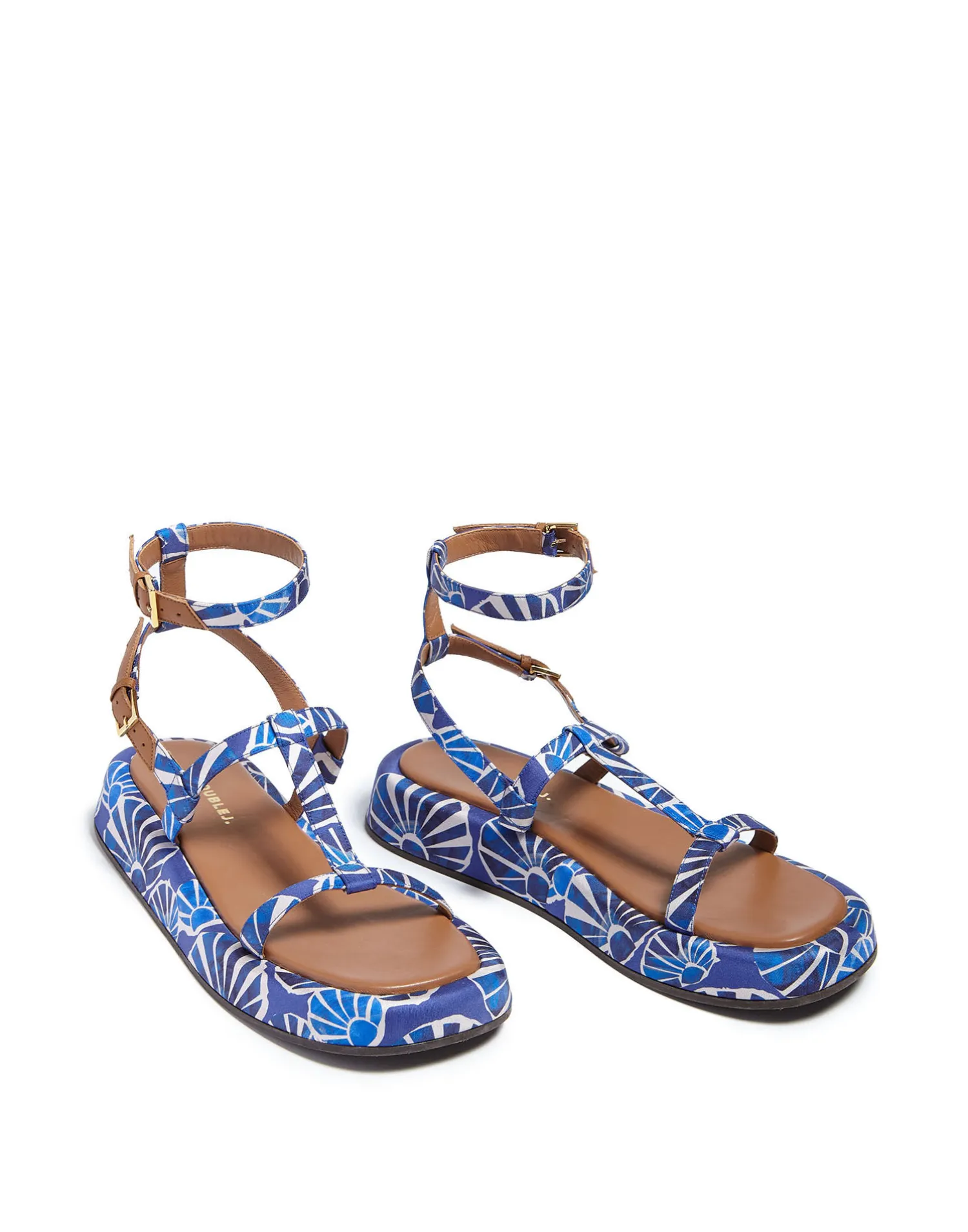 La DoubleJ Scarpe|Accessories<Jazzy SandalsConchiglie in Twill