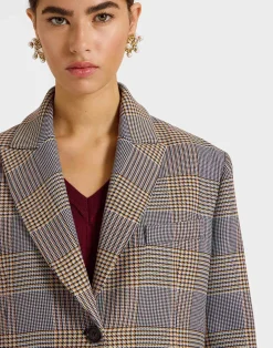 La DoubleJ Capispalla<Jones JacketMoors Multicolor in Viscose Tailoring