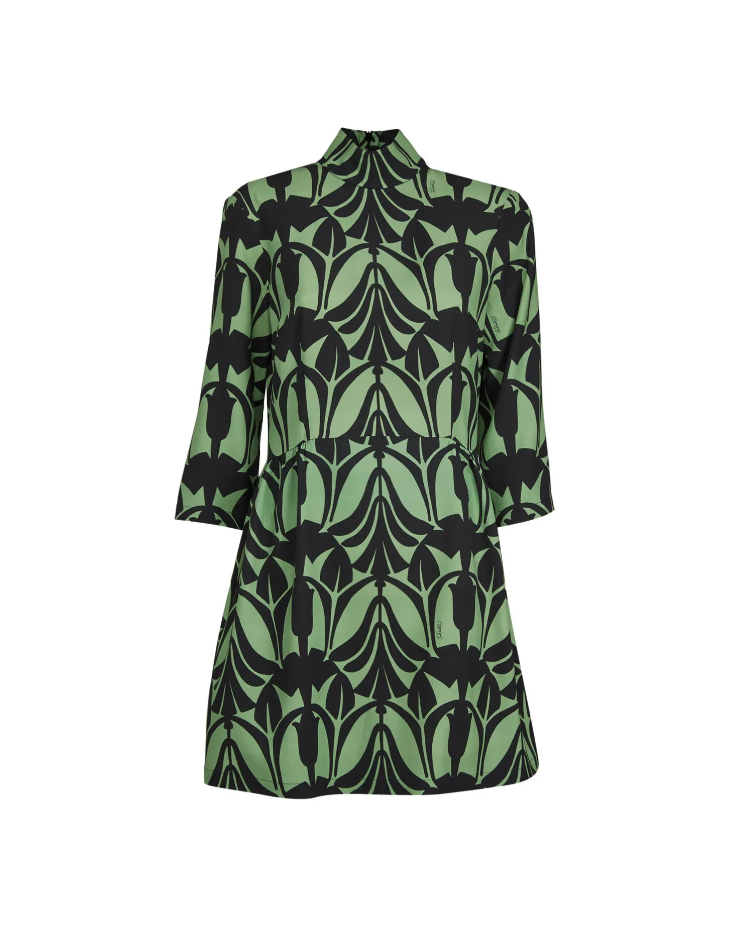La DoubleJ Vestiti<Juliet DressPapyrus Green in Sablé Satin
