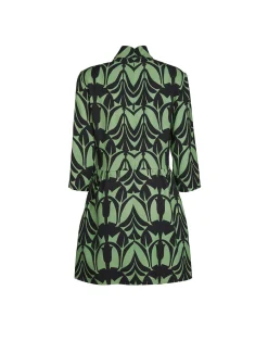 La DoubleJ Vestiti<Juliet DressPapyrus Green in Sablé Satin