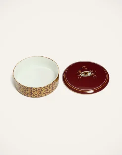 La DoubleJ Vassoi E Svuotatasche|Home Décor<KeepsakeThe Crab Bordeaux in Porcelain
