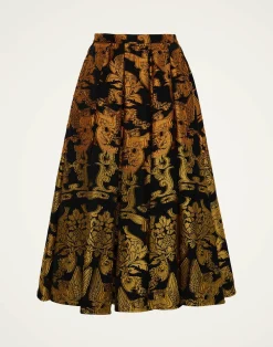 La DoubleJ Party Dressing<Kelly SkirtCherubs Multicolor in Fil Coupé
