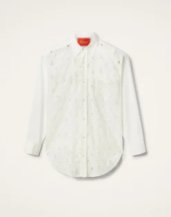 La DoubleJ Camicie E Top<Lacey Better Than Your Boyfriend's ShirtSolid Ivory in Sangallo