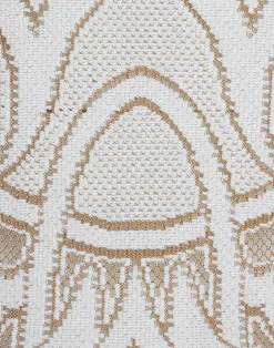 La DoubleJ Vestiti<Lacey Mini Swing DressSolid White Smoke in Embroidered Cotton