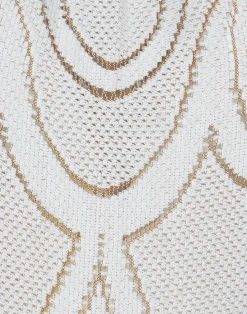 La DoubleJ Vestiti<Lacey Visconti DressSolid White Smoke in Embroidered Cotton