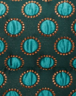 La DoubleJ Capispalla<La Comasca Puffer BomberWinter Sun Emerald in Jacquard