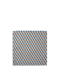 La DoubleJ Tovaglioli|Tessili<Large Napkins Set Of 2Cubi Blu in Linen