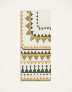 La DoubleJ Tessili<Large Napkins Set Of 2Doric Plac&eacute;e Light Green in Linen