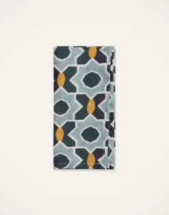 La DoubleJ Tessili<Large Napkins Set Of 2Plaza Small Light Blue in Linen